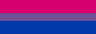 Button with a bisexual pride flag